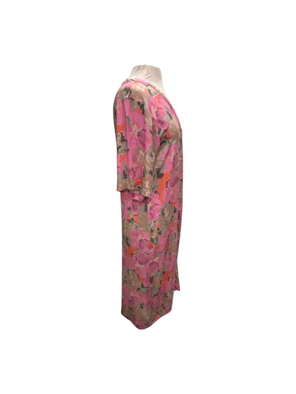 Saltwater Luxe Floral Open Back Maxi Dress Women’s Small Pink Boho Beachy - Picture 6 of 10